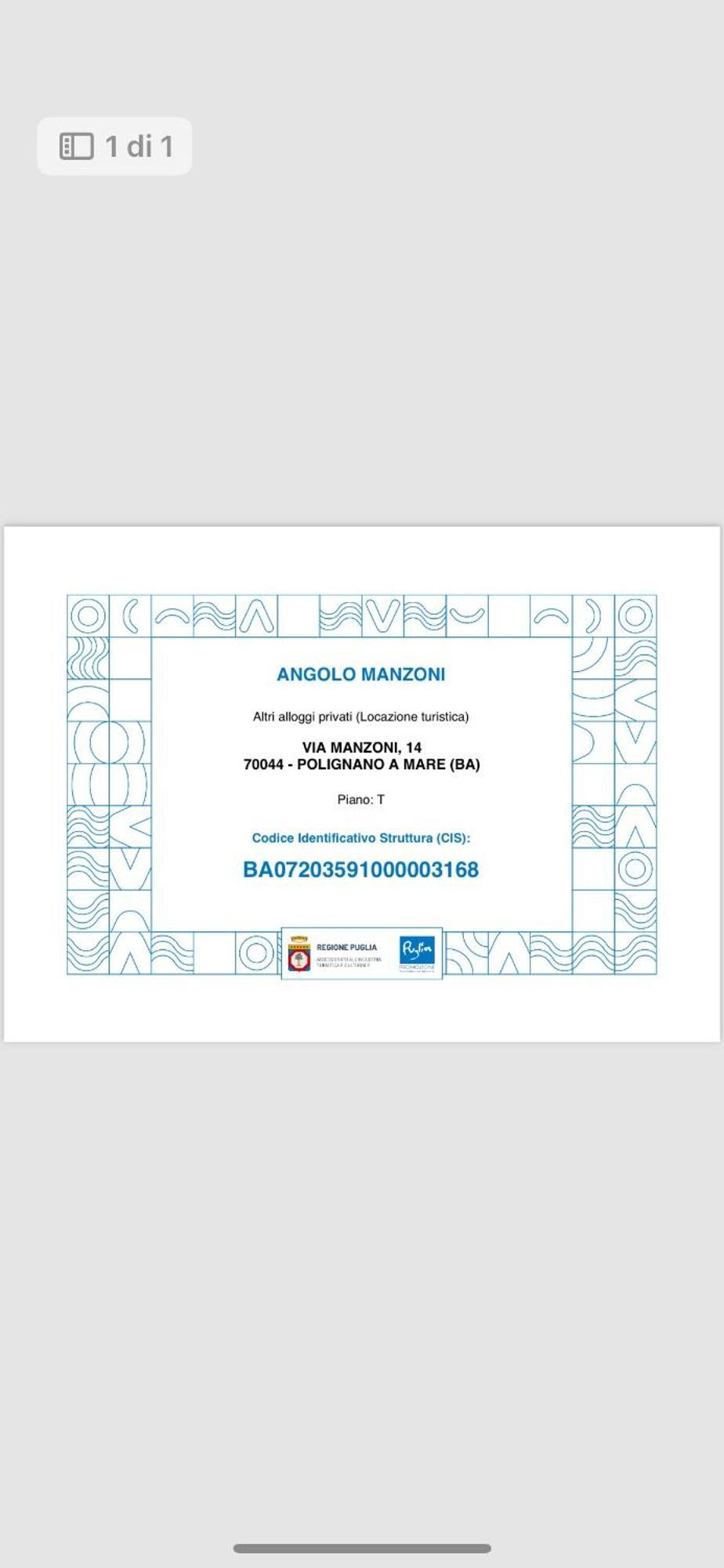 Angolo Manzoni 14 Полиньяно-а-Маре Экстерьер фото